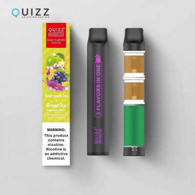 Quizz Nicpen 1800 Puffs (2 вкуса в 1) Одноразовая сигарета