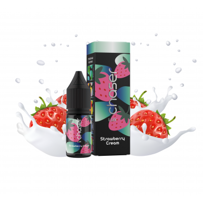 Chaser LUX Strawberry Cream Salt 10 ml