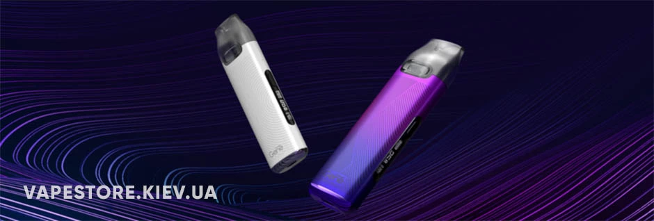 Купить POD система VooPoo V.THRU PRO Pod Kit - прочный корпус из алюминиевого сплава