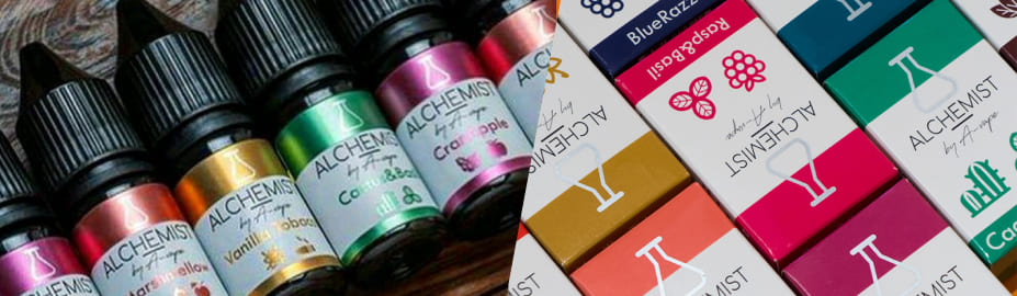 Популярные вкусы жидкости на солевом никотине Alchemist